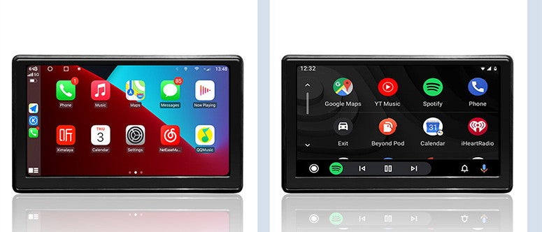 Pantalla inteligente portátil IPS para coche, pantalla proyección inalámbrica, Carplay, Android AUTO