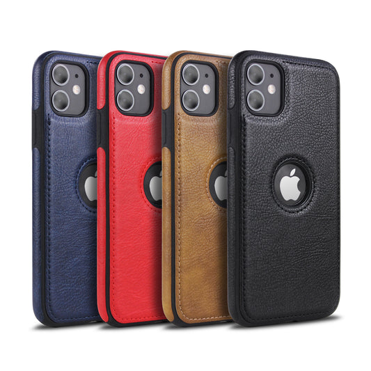 Leather mobile phone protective case