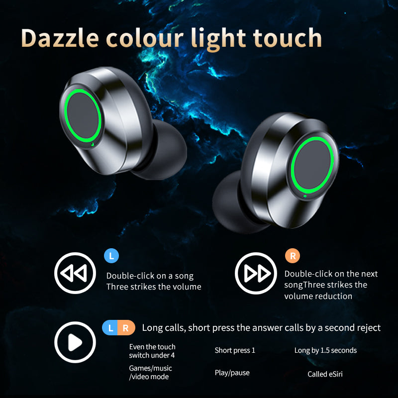 Auriculares inalámbricos Bluetooth YD03 TWS con Pantalla digital inteligente