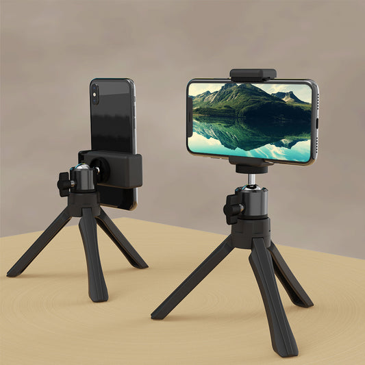 Tripod support for mobile phone