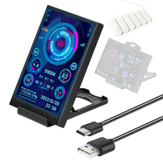 3.5 Inch Computer IPS Small Secondary Screen Full View USB Monitor