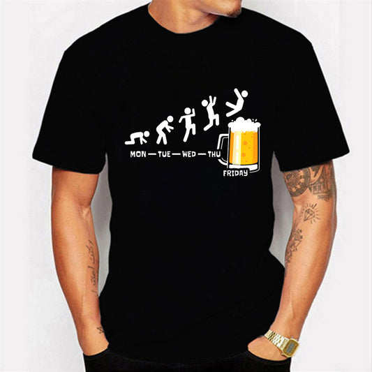 Weekend Casual Friday Beer Casual T-shirt