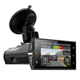  Видеорегистратор с радар-детектором Silverstone F1 S-BOT-PRO GPS 