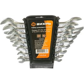  Набор рожковых ключей Вихрь 73/6/5/4 8шт. 6-22 