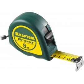  Рулетка Kraftool Grand 34022-08-25 8м x 25мм обрезиненный пластиковый корпус 