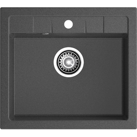  Мойка GranFest Quadro GF-Q-561 мрамор, графит 