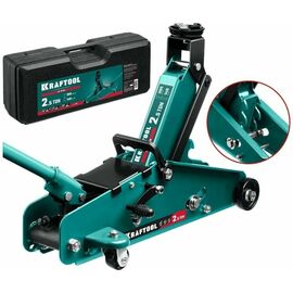  Домкрат KRAFTOOL S-Pin (43457-2.5-K) 2.5т 140-385мм подкатной в кейсе 