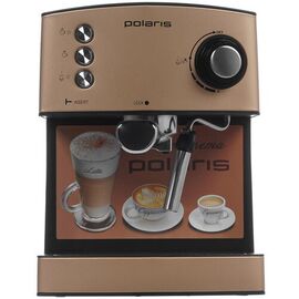  Кофеварка эспрессо Polaris PCM 1527E Adore Crema бронзовый/черный 
