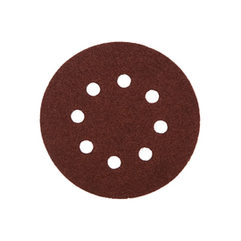  Круг шлифовальный WILLMARK 39664К d 125мм P80 с липучкой, с отверстиями (5шт/уп.) 