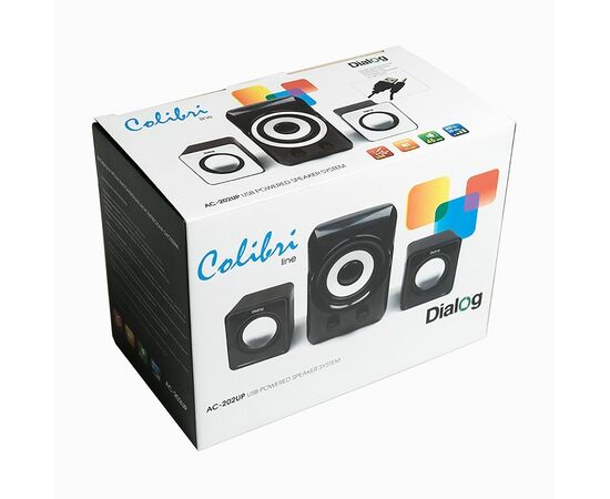  Компьютерная акустика Dialog Colibri AC-202UP (black) (50551) 