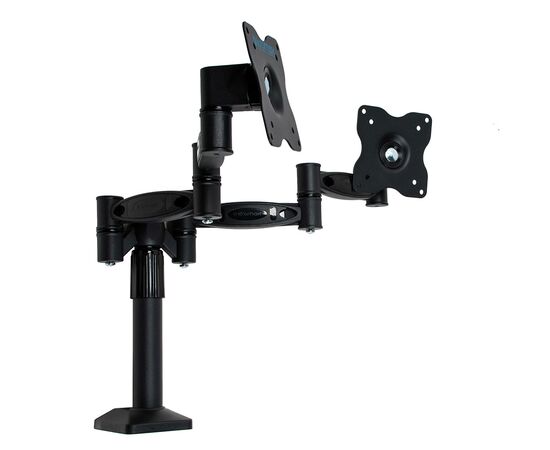  Кронштейн для мониторов ЖК Kromax OFFICE-3 серый 15"-32" макс.12кг настольный поворот и наклон 