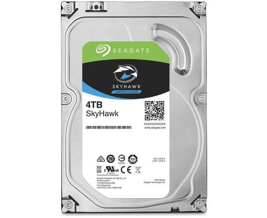  HDD Seagate Skyhawk (ST4000VX016) 4TB Serial ATA III, 5400 rpm, 256mb, для видеонаблюдения 