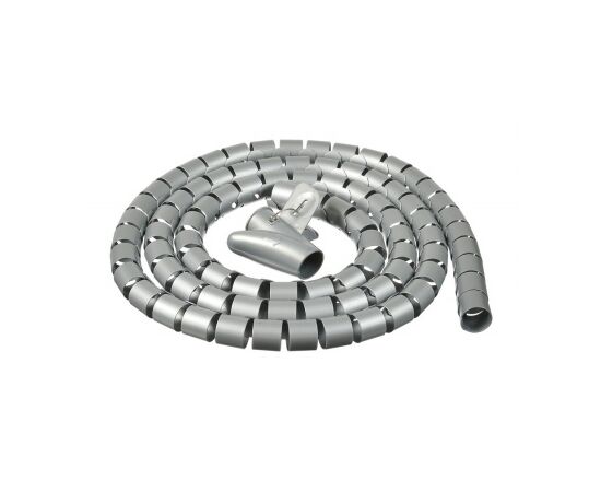 Кабельный органайзер Buro BHP CG252S Spiral Hose 25x2000mm Silver 