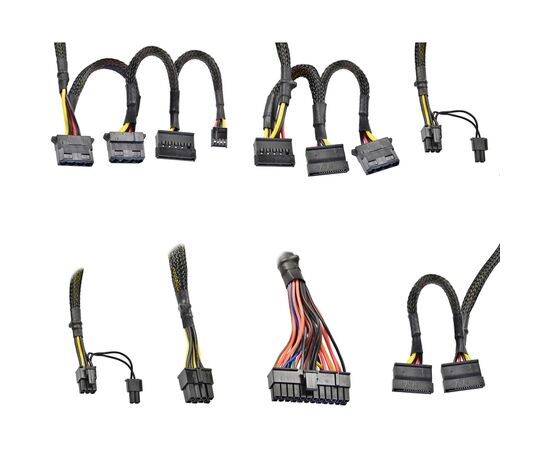  Блок питания ExeGate 800PPH-LT-OEM EX292152RUS-OEM-S 800W (ATX, APFC, SC, КПД 82 (80 Plus), 12cm fan, 24pin, (4+4)pin, PCIe, 5xSATA, 3xIDE) 