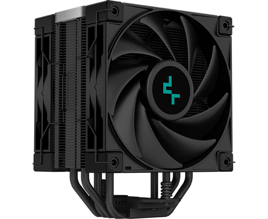  Кулер DEEPCOOL AK400 Zero Dark Plus LGA1700/1200/115X/AM5/AM4 (12шт/кор, TDP 260W, PWM, DUAL Fan 120mm, 4 тепл. трубки, черный) RET 