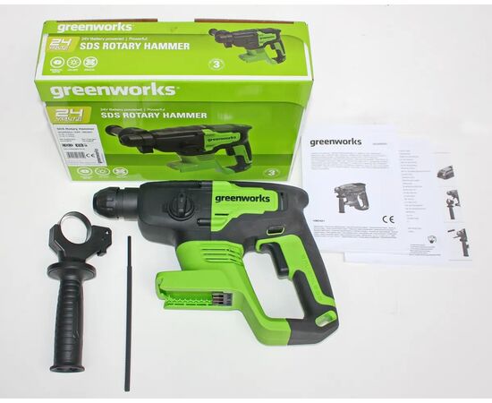  Перфоратор GREENWORKS GD24SDS1 24 V 3803107 без акк и з/у 