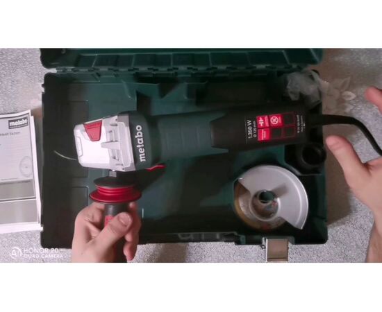  Углошлифовальная машина Metabo WA 13-125 QUICK 1350Вт 11000об/мин рез.шпин.:M14 d-125мм 
