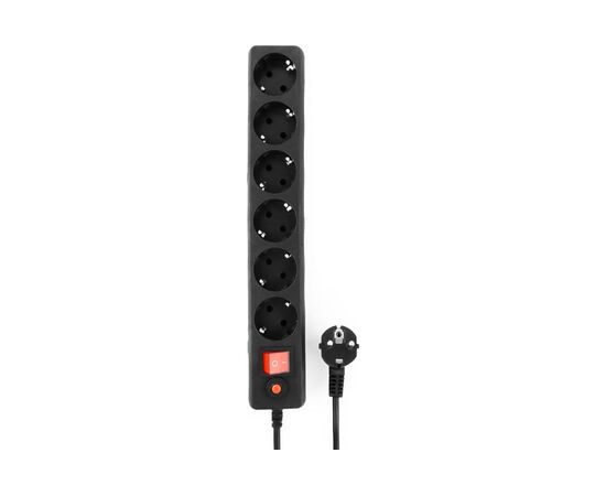  Фильтр сетевой KRANZ 13-4702 5 гнезд, 3м, 3х1,5мм², с автовыкл, 2 USB, черный 