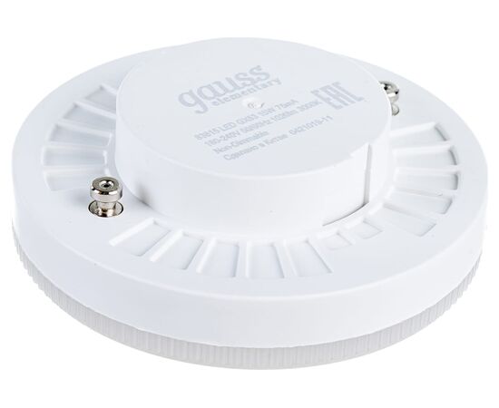  Лампа светодиодная Gauss Elementary GX53 83815 15Вт цок.GX53 таблетка 220B 3000K св.свечения белый теплый уп/1шт 