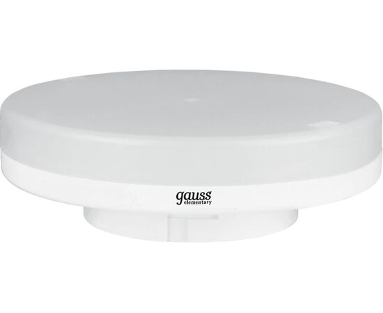  Лампа светодиодная Gauss Elementary GX53 83815 15Вт цок.GX53 таблетка 220B 3000K св.свечения белый теплый уп/1шт 