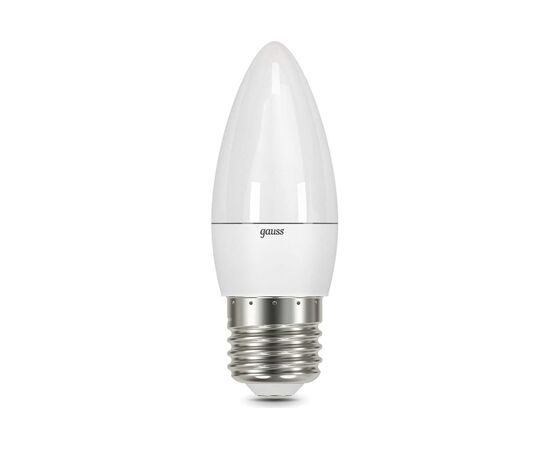  Лампа светодиодная Gauss 103102310 9.5Вт цок.E27 свеча 220B 6500K св.свечения белый холодный уп/10шт 