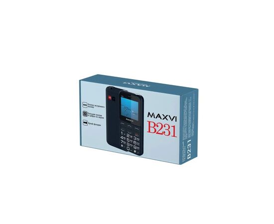  Мобильный телефон MAXVI B231 black 