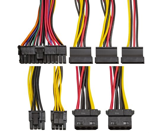  Блок питания ExeGate TPS450 EX292228RUS 450W (TFX, 8cm fan, 24pin, 4+4pin, 3xSATA, 2xIDE, black) 
