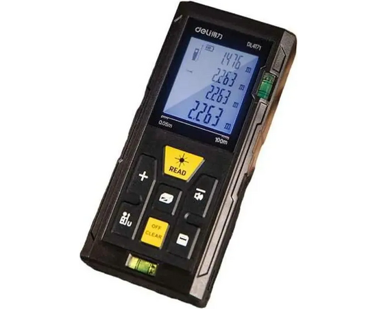  Лазерный дальномер Deli DL4171 диапазон измерения 0,05-100м 