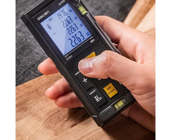  Лазерный дальномер Deli DL4171 диапазон измерения 0,05-100м 