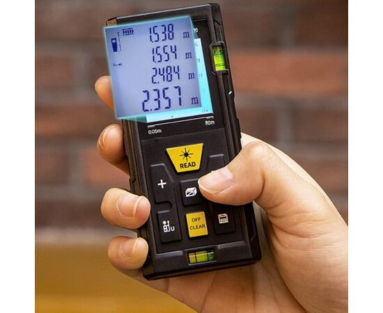  Лазерный дальномер Deli DL4171 диапазон измерения 0,05-100м 