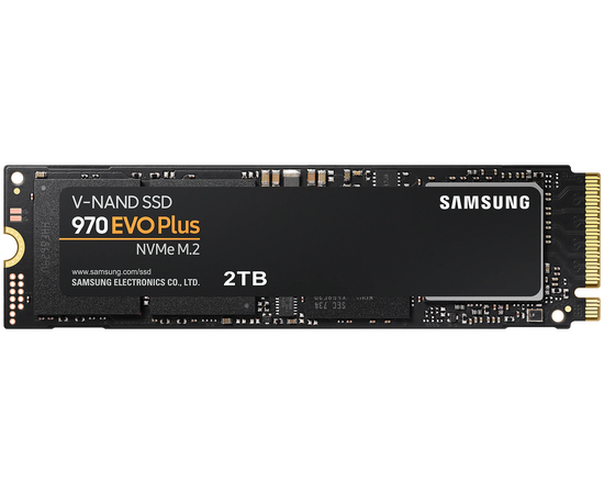  Внутренний SSD  Samsung 2TB  970 Evo Plus, PCIe 3x4, R/W -3500/3300 MB/s, (M.2),2280, TLC 3D NAND 
