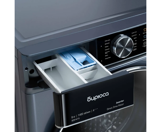  Стиральная машина БИРЮСА WM-SC914/15 S с прямым приводом Хромированный металлик 