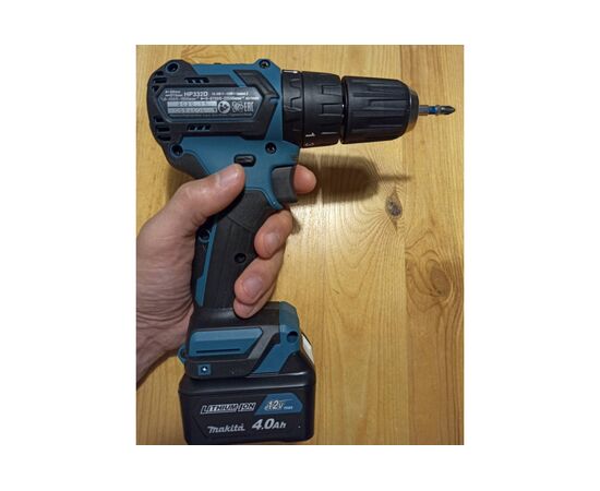  Дрель аккумуляторная ударная Makita HP332DZ 10.8 В/БЗП 10мм/2скор/35 нм/1,1кг/Li-ion/без аккумулятора без зарядного устройства 