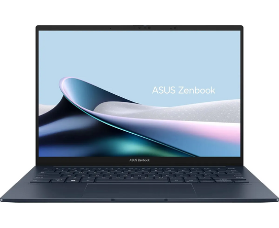  Ноутбук Asus Zenbook 14 UX3405MA-QD489 (90NB11R1-M00ST0) Core Ultra 5 125H 16Gb SSD1Tb Intel Arc 14" OLED FHD+ (1920x1200) noOS blue Bag 