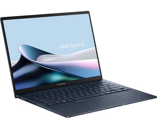  Ноутбук Asus Zenbook 14 UX3405MA-QD489 (90NB11R1-M00ST0) Core Ultra 5 125H 16Gb SSD1Tb Intel Arc 14" OLED FHD+ (1920x1200) noOS blue Bag 