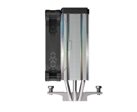  Кулер PentaWave PC-Z03E SRB ARGB LGA115X/1200/1700/AM4/AM5 (TDP 205W, 1*120mm ARGB PWM Fan, 3 тепловые трубки 6мм, 600-1750RPM) 