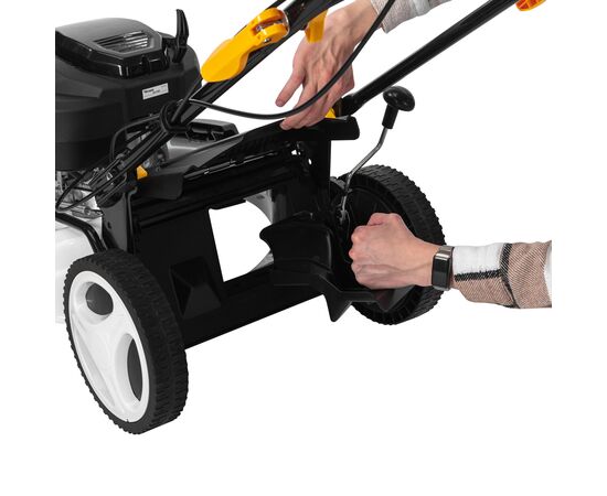  Газонокосилка бензиновая Kranz KR-510SP KR-16-1232 самоходная, 200см3, 51см 