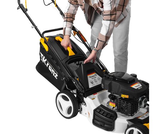  Газонокосилка бензиновая Kranz KR-510SP KR-16-1232 самоходная, 200см3, 51см 
