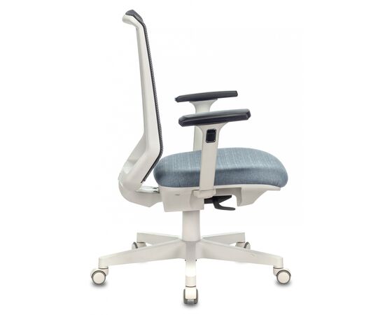  Кресло Бюрократ Expert 38-405 (Expert White Blue) сетка/ткань серый сиденье голубой 