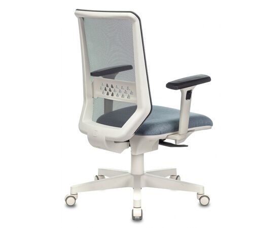  Кресло Бюрократ Expert 38-405 (Expert White Blue) сетка/ткань серый сиденье голубой 