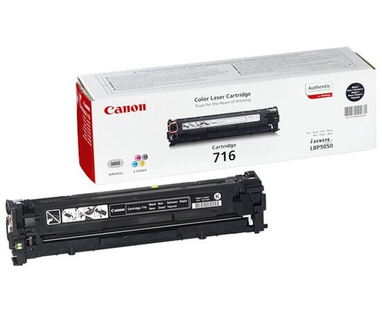  Картридж лазерный Canon 716BK 1980B002 черный (2300стр.) для Canon LBP-5050/5050N 