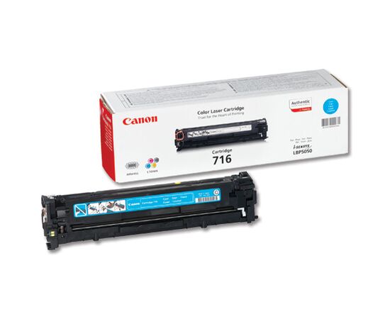  Картридж лазерный Canon 716C 1979B002 голубой (1500стр.) для Canon LBP5050/5050N 