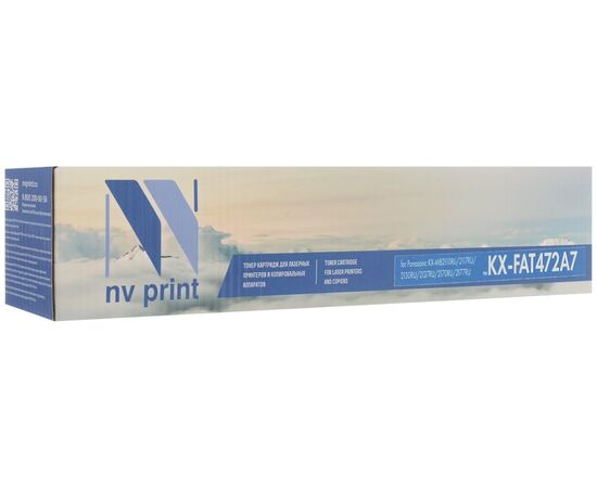 Картридж NVPrint совместимый Panasonic KX-FAT472A7 для KX-MB2110RU/2117RU/2130RU/2137RU/2170RU/2177RU (2000k) 