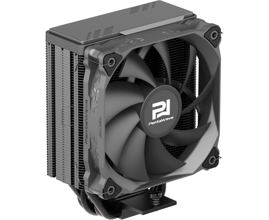  Кулер PentaWave PC-Z05E BK LGA115X/1200/1700/AM4/AM5 (TDP 235W, 1*120mm PWM Fan, 5 тепловых трубок 6мм, 600-1850RPM, 12-32,6dBa) 