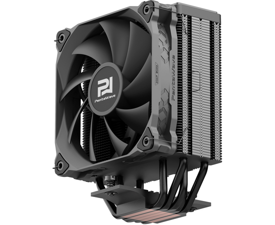  Кулер PentaWave PC-Z05E BK LGA115X/1200/1700/AM4/AM5 (TDP 235W, 1*120mm PWM Fan, 5 тепловых трубок 6мм, 600-1850RPM, 12-32,6dBa) 