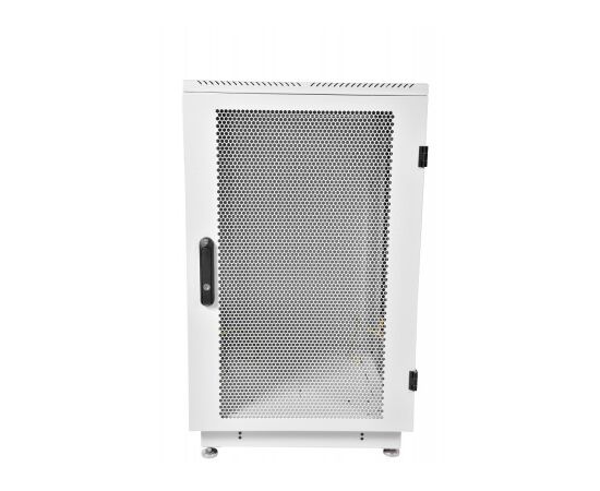 Шкаф коммутационный ЦМО ШТК-М-18.6.8-4ААА серый 18U 600x800мм пер.дв.перфор. задн.дв.стал.лист 2 бок.пан. 270кг 