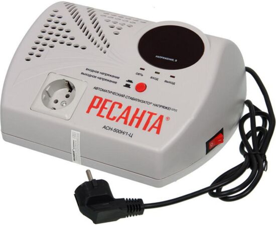  Стабилизатор напряжения Ресанта АСН-500 Н/1-Ц серый 