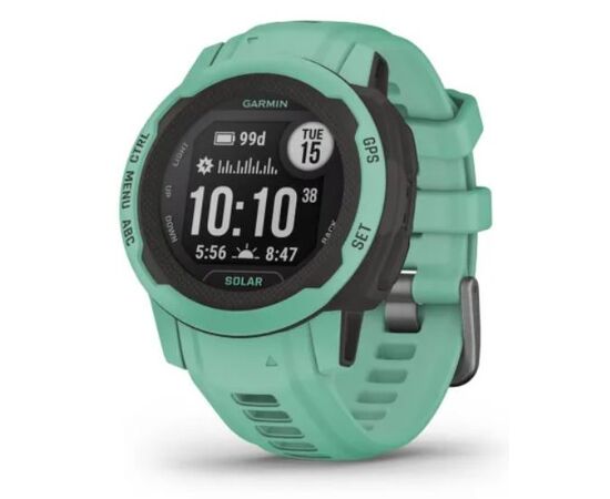  Smart-часы Garmin Instinct 2S Solar Tactical 010-02564-02, 20мм, 1.3", мятный/черный/мятный 