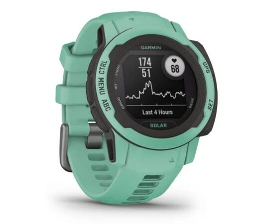  Smart-часы Garmin Instinct 2S Solar Tactical 010-02564-02, 20мм, 1.3", мятный/черный/мятный 