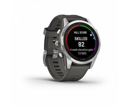  Smart-часы Garmin Fenix 7S Pro 010-02776-00, 30.4мм, 1.2", графитовый/серебристый 